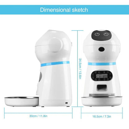 Smart Food Dispenser | Programmable Timer & Voice Message Recording